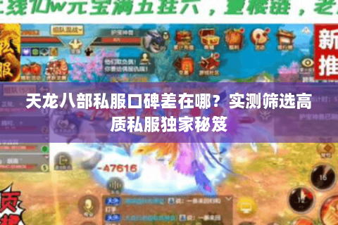 天龙八部私服口碑差在哪？实测筛选高质私服独家秘笈